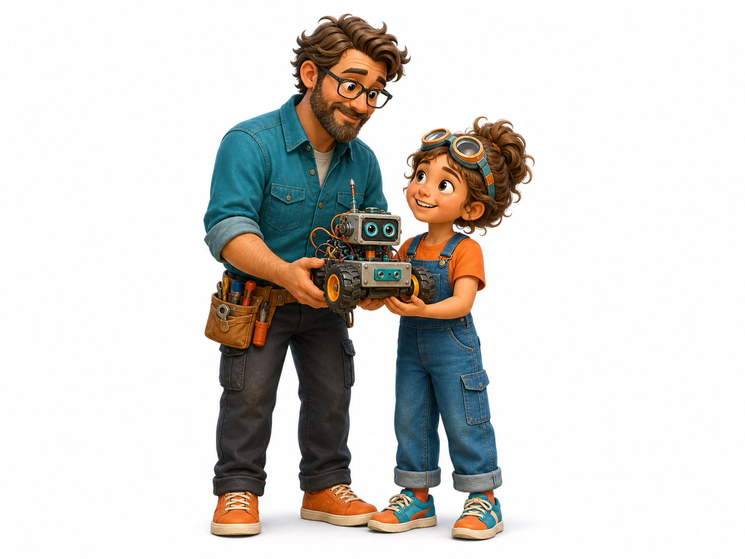Family Tinkerers, a friendly Alongkind AI companion for tinkering