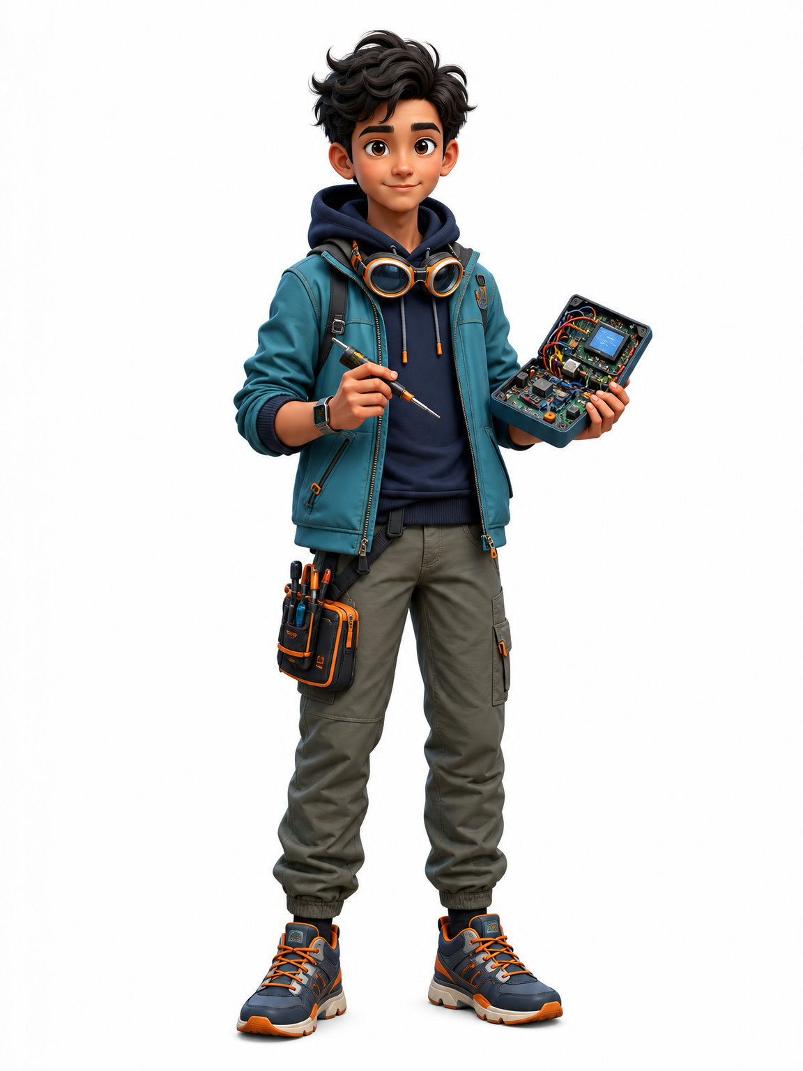 Teen Inventor, a friendly Alongkind AI companion for tinkering
